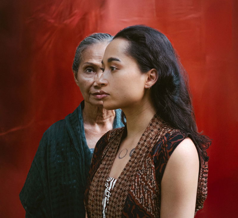 Mama'ku Zijaanzicht van twee vrouwen